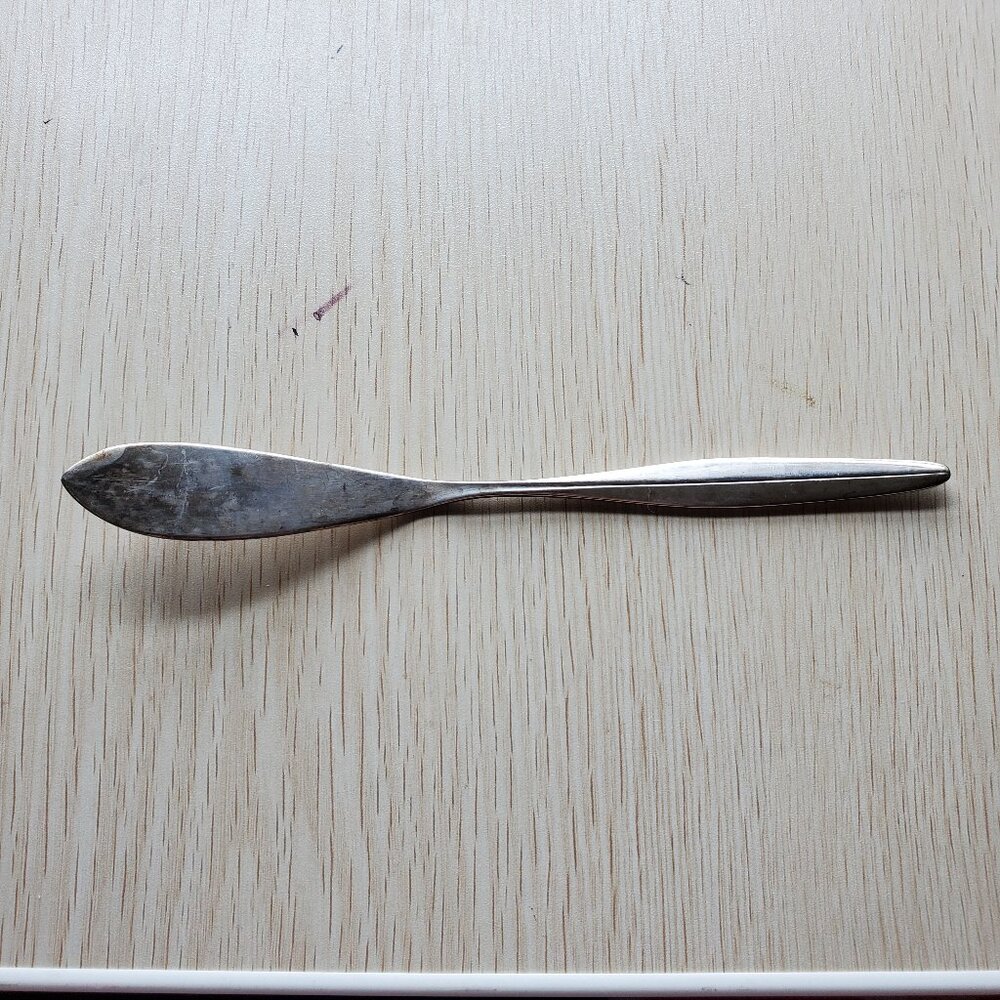 Vintage Stainless Steel Mid Century Butter Knife, Good